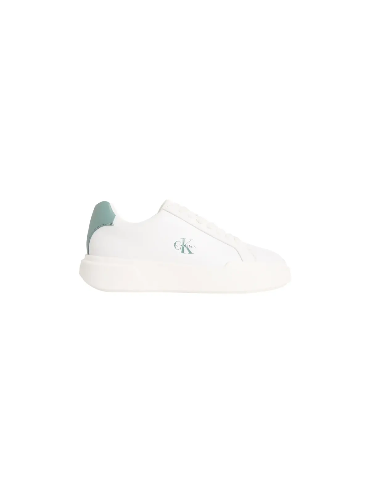 Calvin Klein CHUNKY CUPSOLE LACEU Beyaz Kadın Deri Sneaker