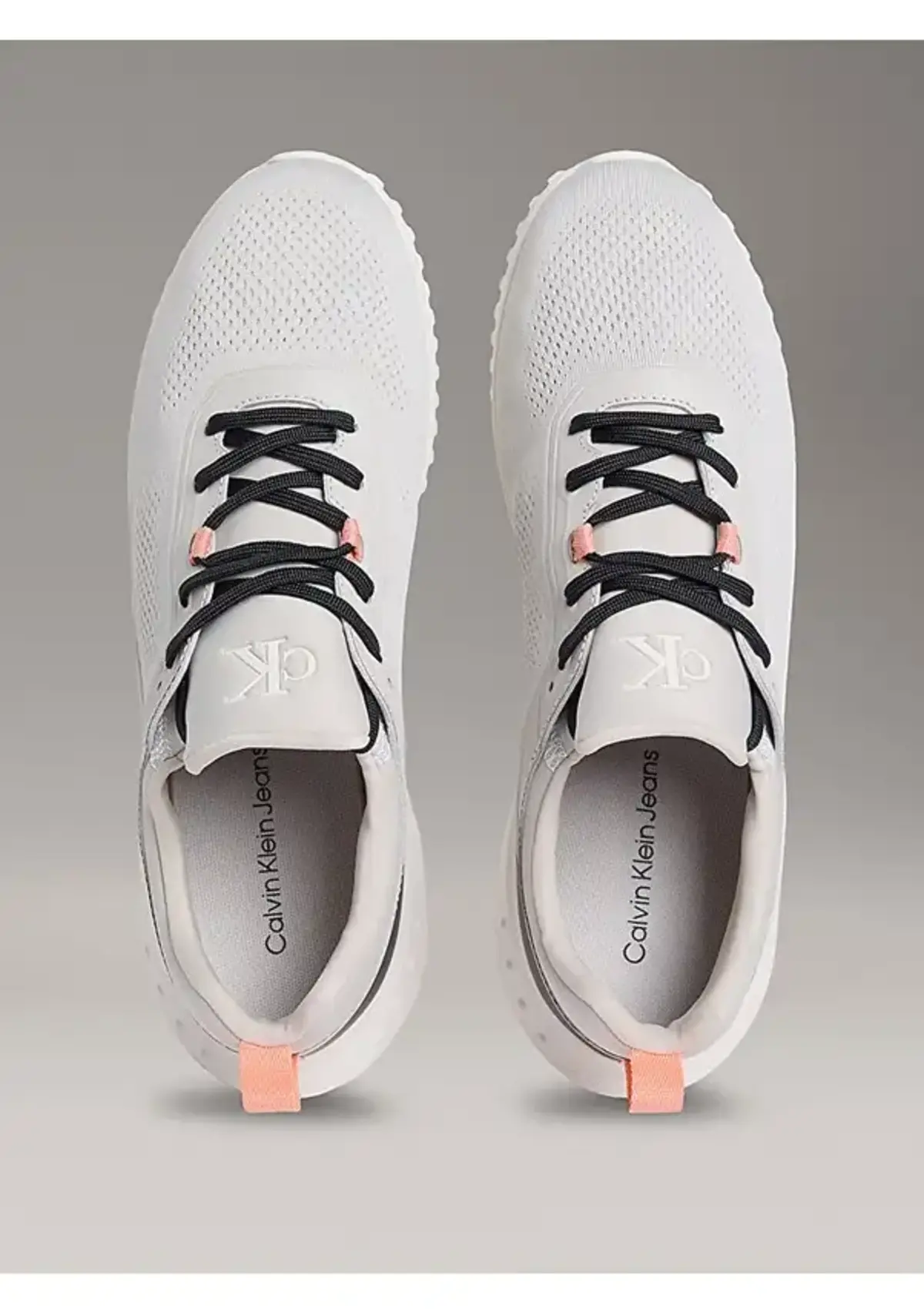 Calvin Klein EVA RUNNER TECH KNIT Bej Erkek Günlük Spor Ayakkabı