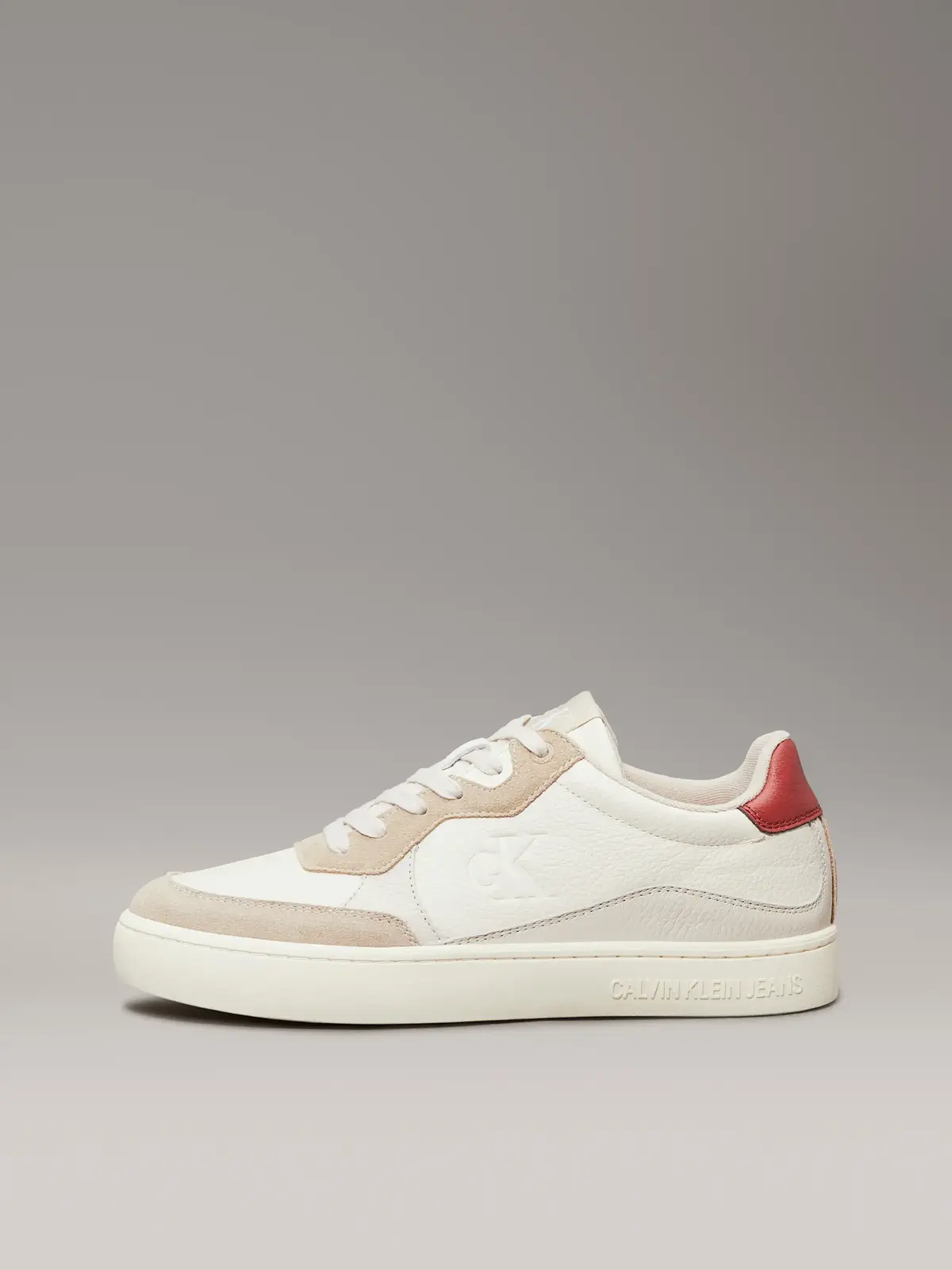 Calvin Klein CLASSIC CUPSOLE MG W, 0LH Krem Erkek Spor Ayakkabı & Sneaker