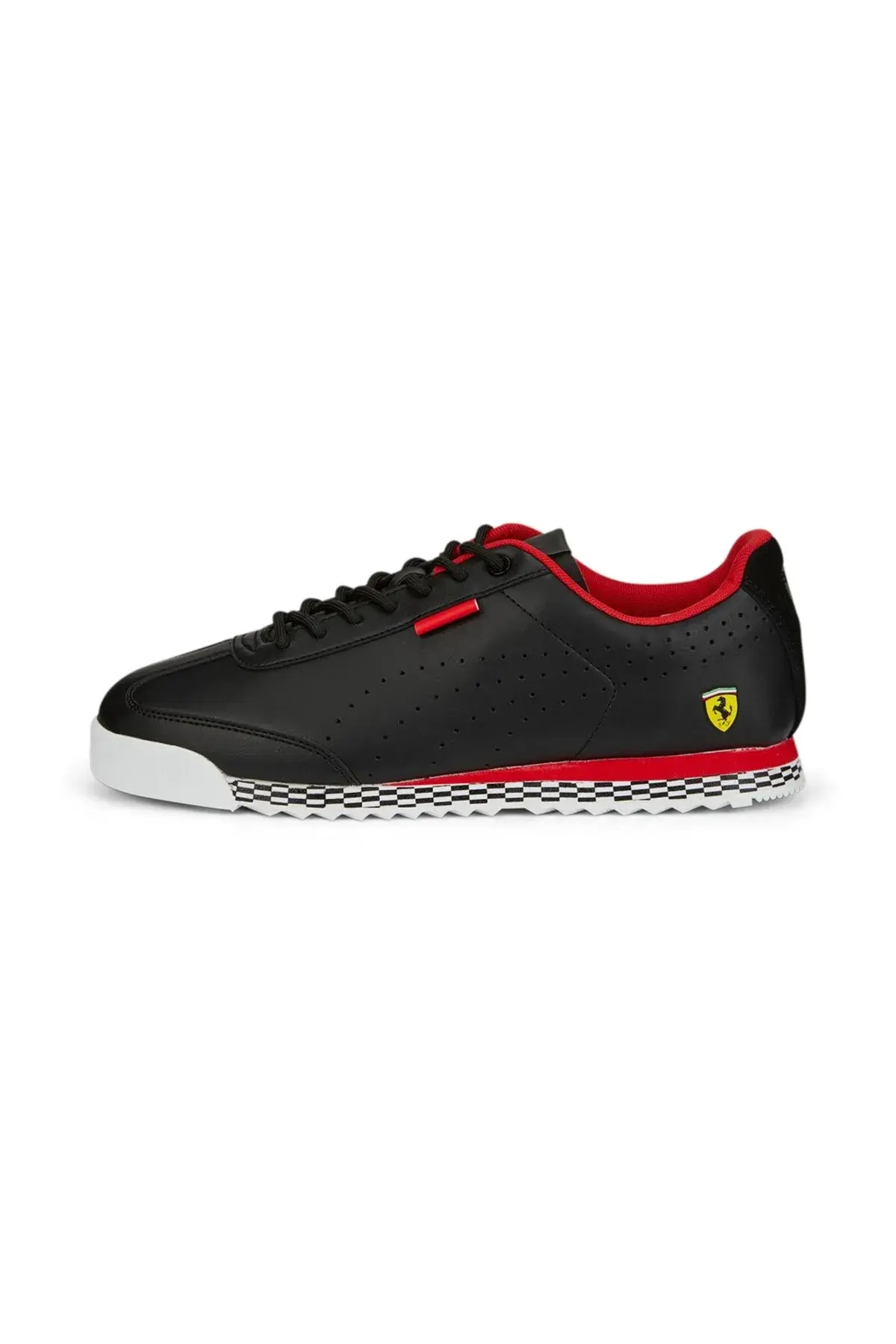 Puma Ferrari Roma Via Perf Siyah Erkek Günlük Spor Ayakkabı