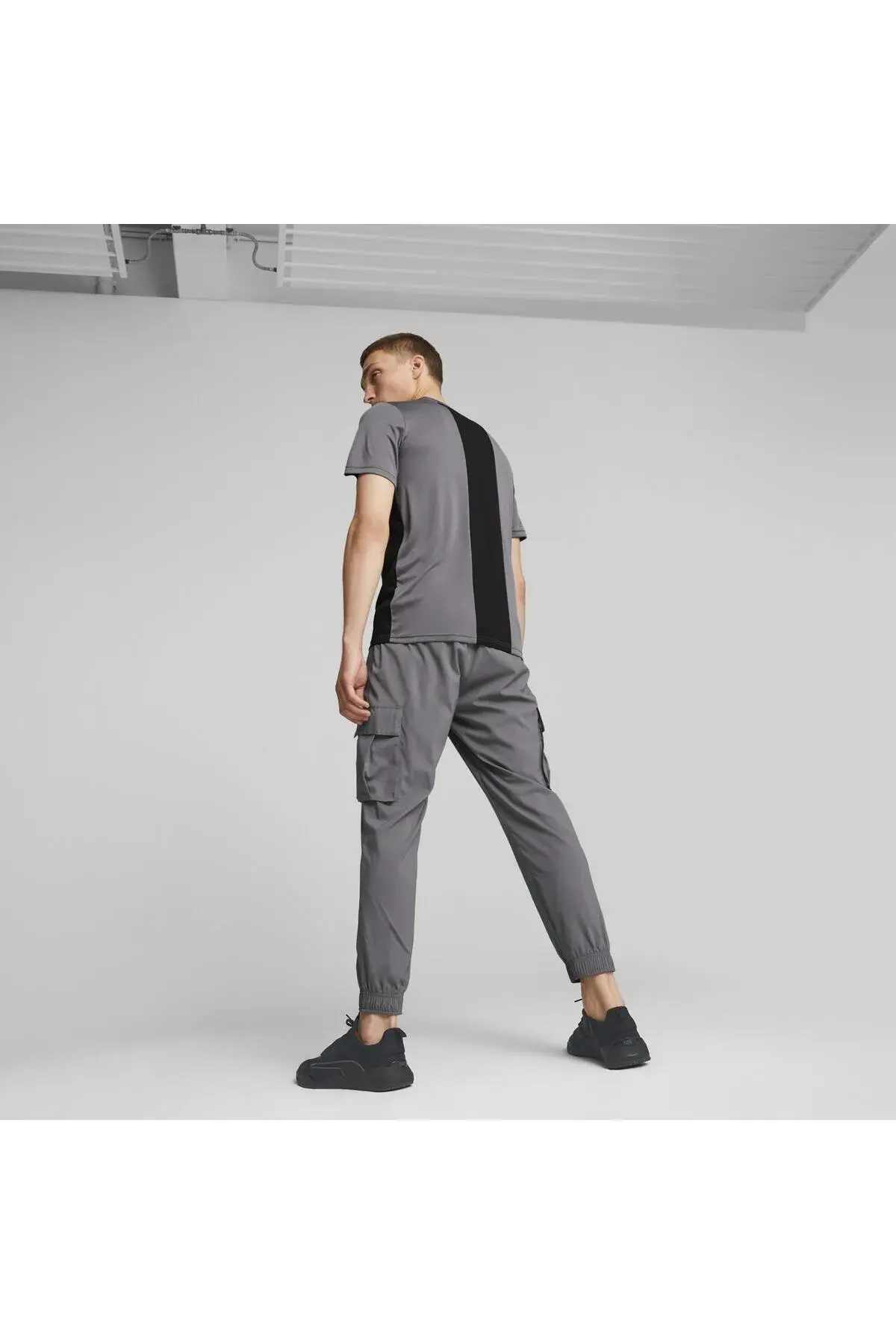 Puma TRAIN FAV WOVEN CARGO PANT Koyu Gri Erkek Kargo Pantolonu