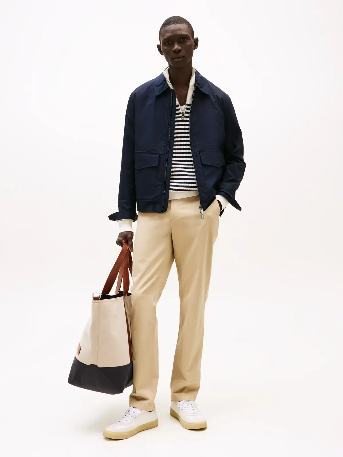 Tommy Hilfiger DENTON CHINO SATIN, AEG Bej Erkek Pantolon