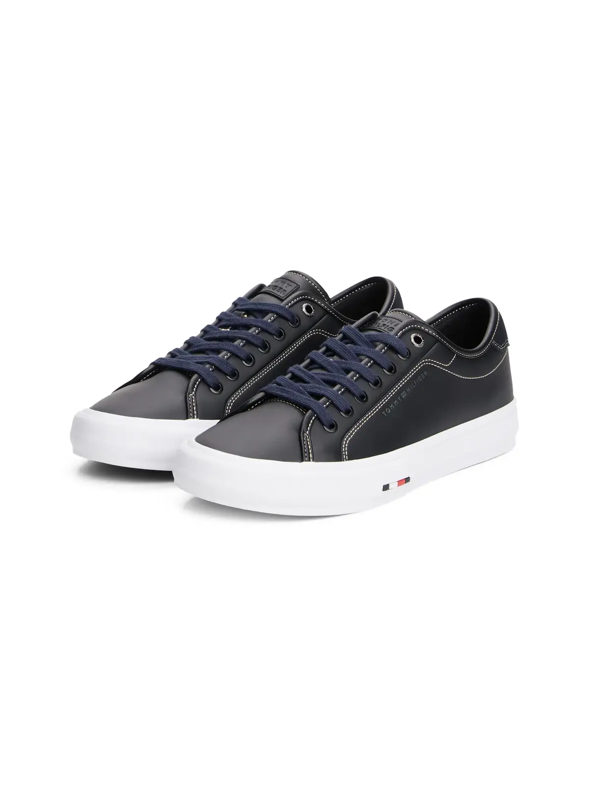 Tommy Hilfiger TH HI VULC STREET LT Siyah Erkek Spor Ayakkabı & Sneaker