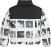 Calvin Klein AOP POLAROID PUFFER Erkek Siyah Şişme Mont