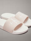 Calvin Klein SLIDE MONOGRAM CO Kadın Bej Terlik