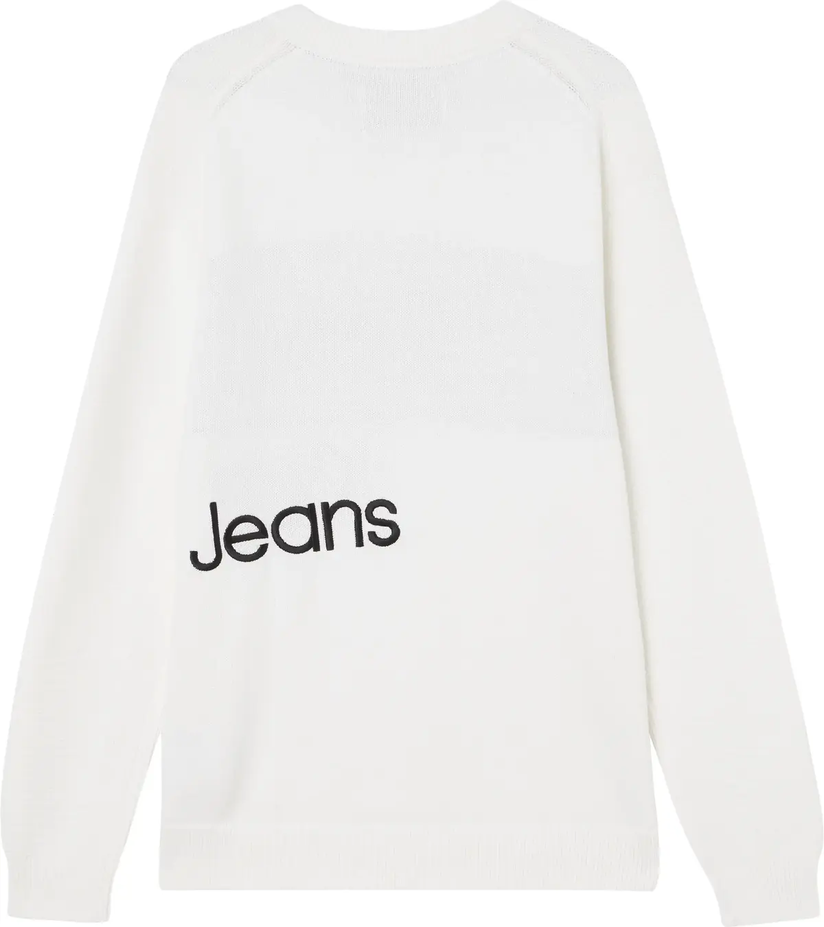 Calvin Klein INSTITUTIONAL BLOCKI Erkek Beyaz Kazak