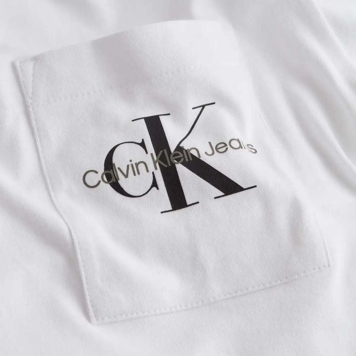 Calvin Klein Beyaz Erkek T-Shirt & Polo