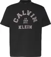 Calvin Klein SS 20S LN CALVIN COLLEGE GRAPHIC Erkek Siyah T-Shirt