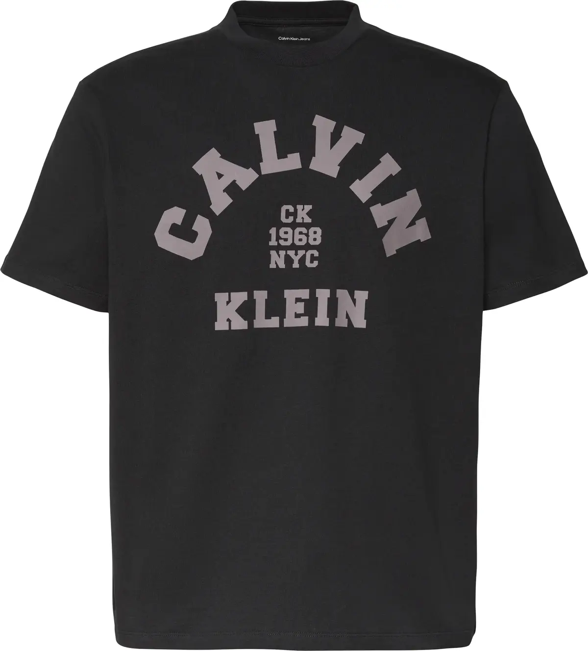 Calvin Klein SS 20S LN CALVIN COLLEGE GRAPHIC Erkek Siyah T-Shirt