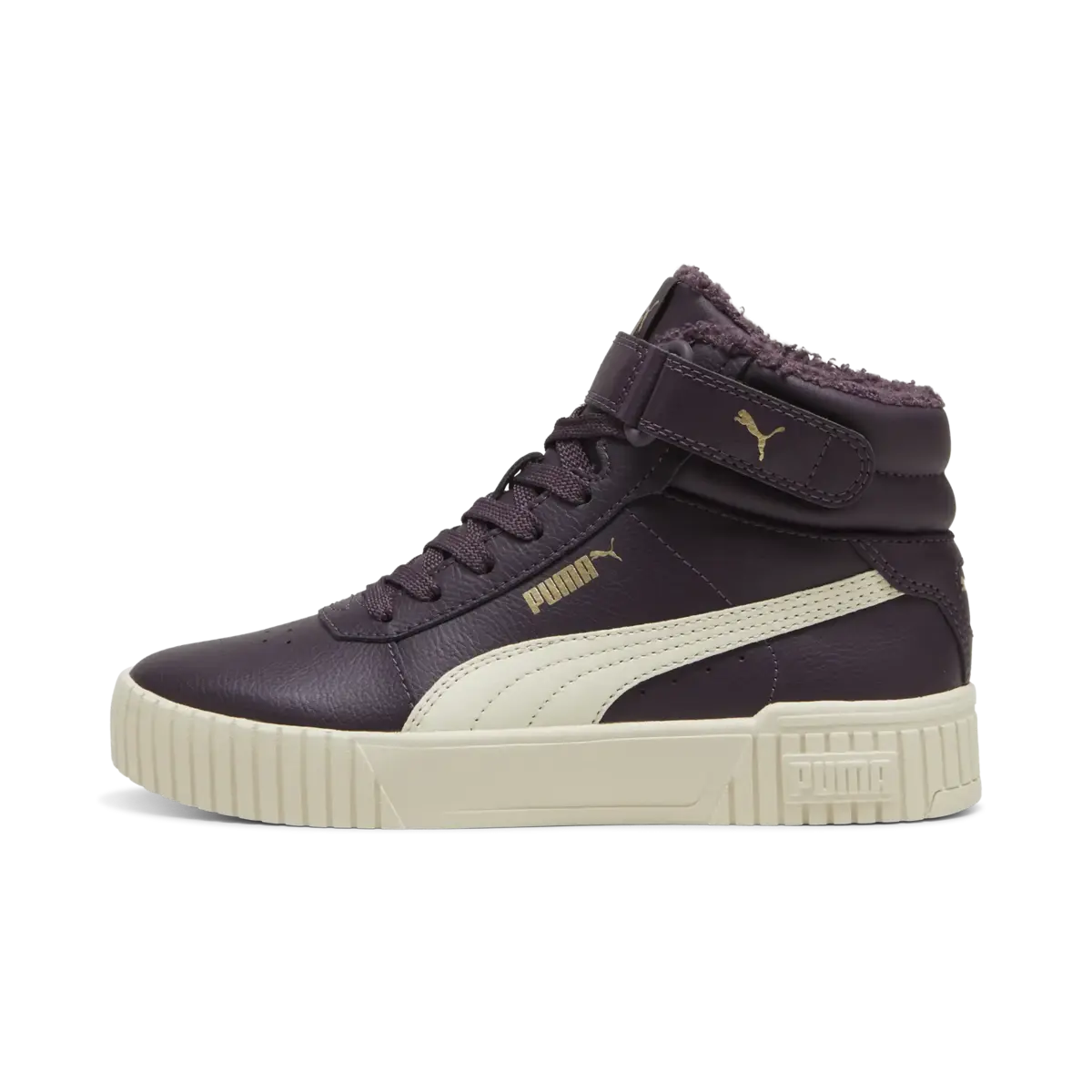 Puma Carina 2.0 Mid WTR Jr Bordo Kadın Spor Ayakkabı & Sneaker