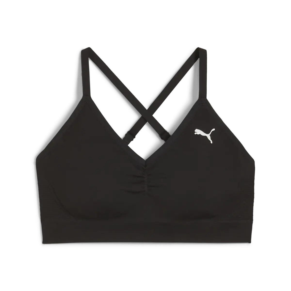 PUMA MOVE SHAPELUXE SEAMLESS BRA PUMA Black-V Siyah Kadın Sporcu Sütyeni