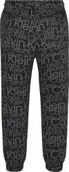 Calvin Klein GLOW IN THE DARK AOP Erkek Siyah Jogger