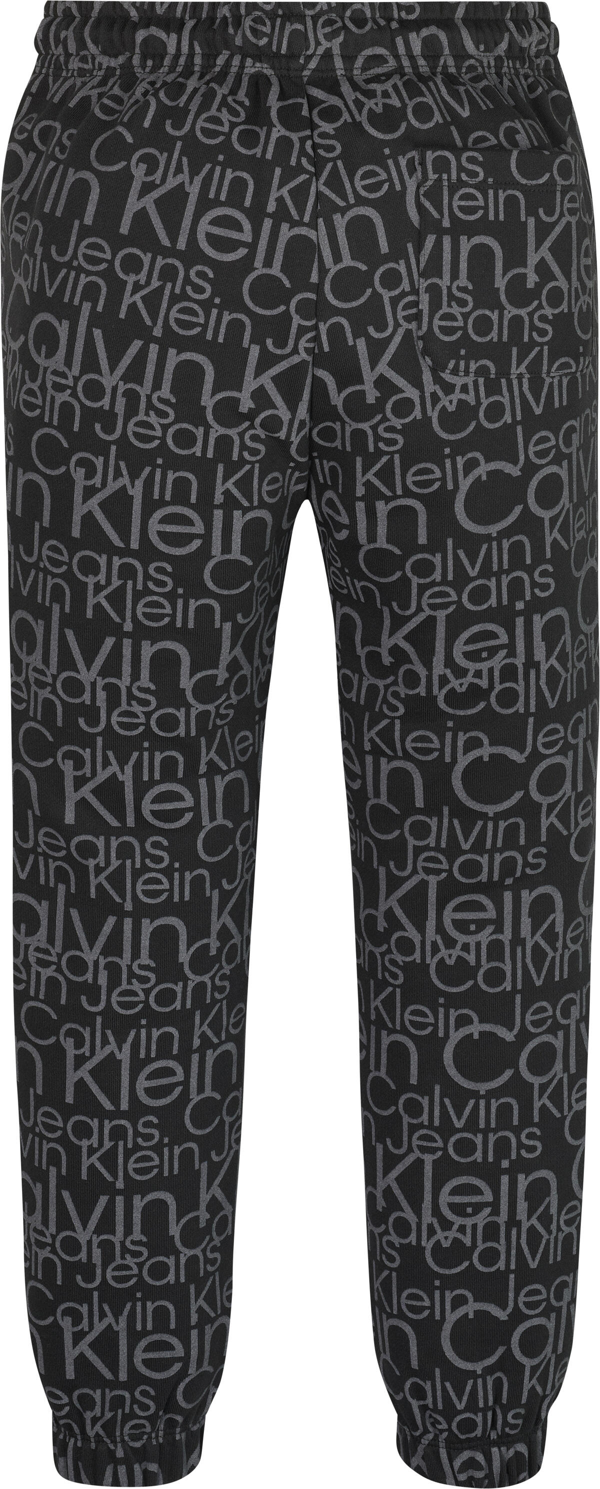 Calvin Klein GLOW IN THE DARK AOP Erkek Siyah Jogger