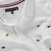 Tommy Hilfiger ALL OVER FLAG EMB PO, YBR Beyaz Erkek Çocuk T-Shirt & Polo