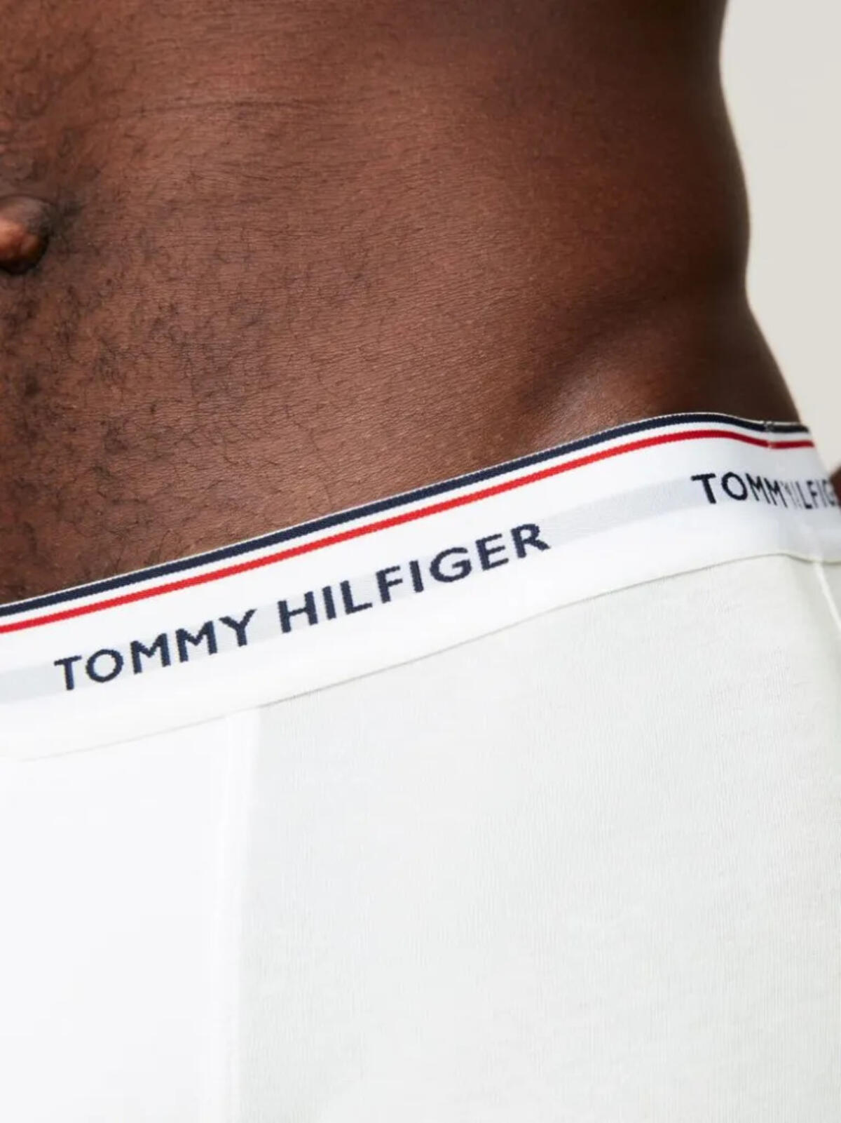 Tommy Hilfiger 3P TRUNK, 100 Beyaz 3'lü Erkek Boxer