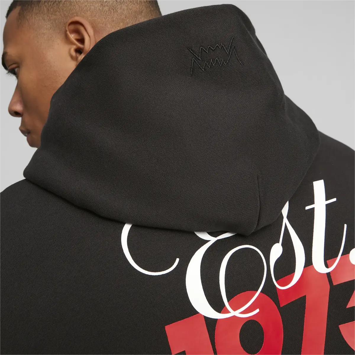 Puma FRANCHISE Graphic Hoodie 1 Siyah Erkek Hoodie
