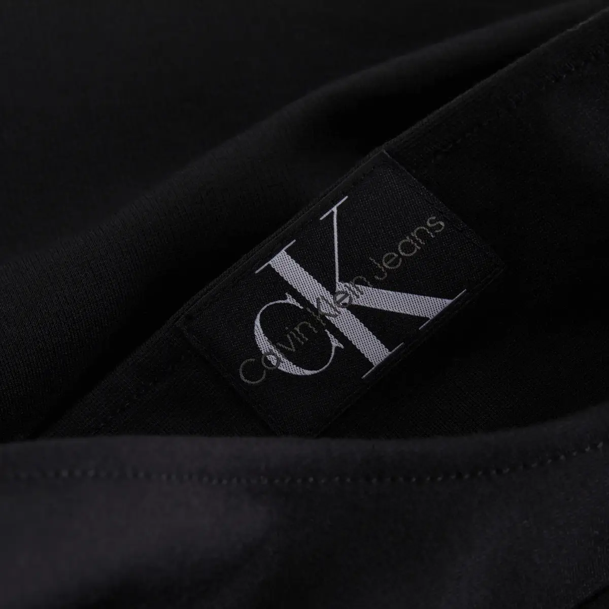 Calvin Klein DOUBLE LAYER MILANO Kadın Siyah Elbise