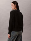 Calvin Klein Cotton Graphic Pullover Siyah Kadın Sweatshirt