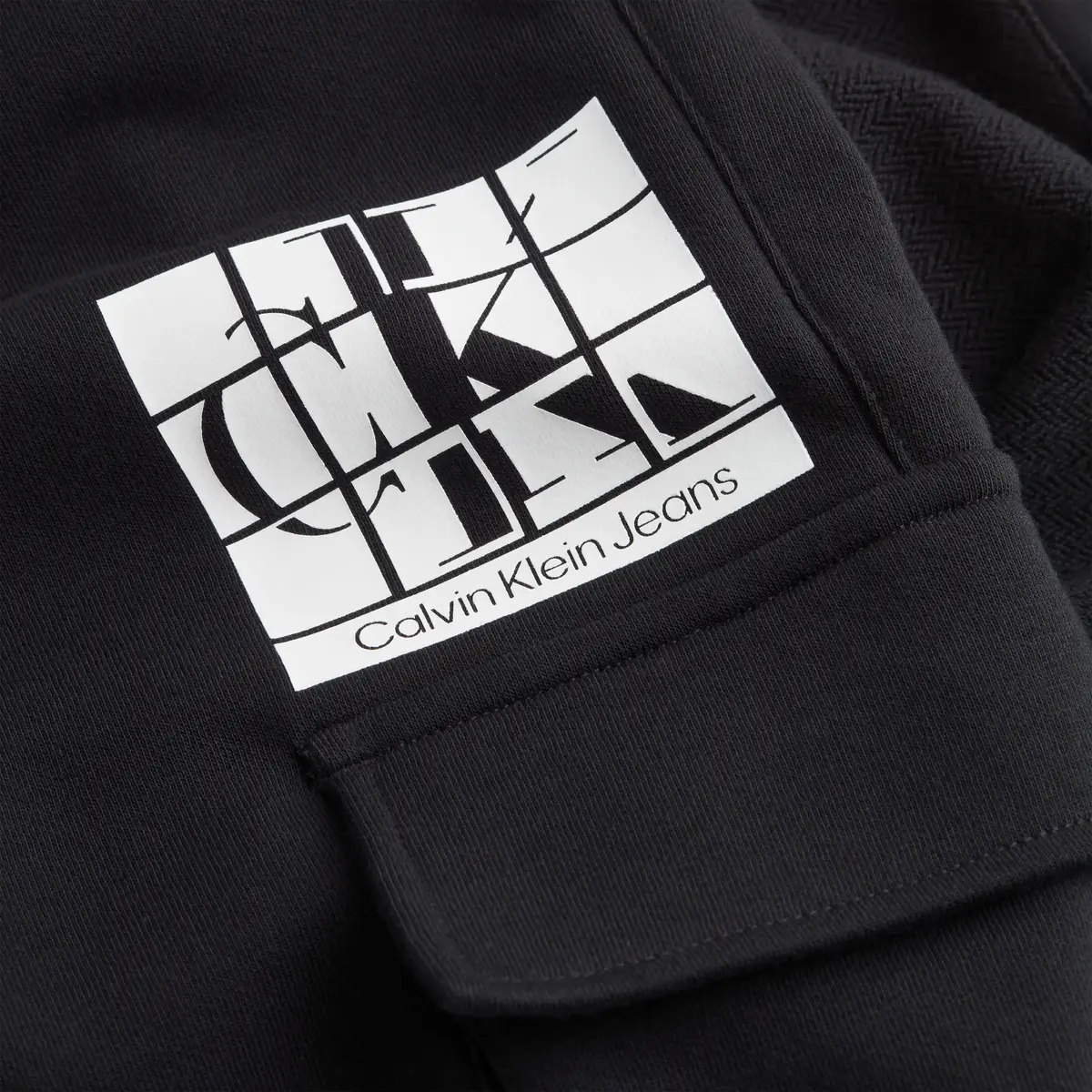 Calvin Klein URBAN GRAPHIC HWK PA Erkek Siyah Eşofman Altı