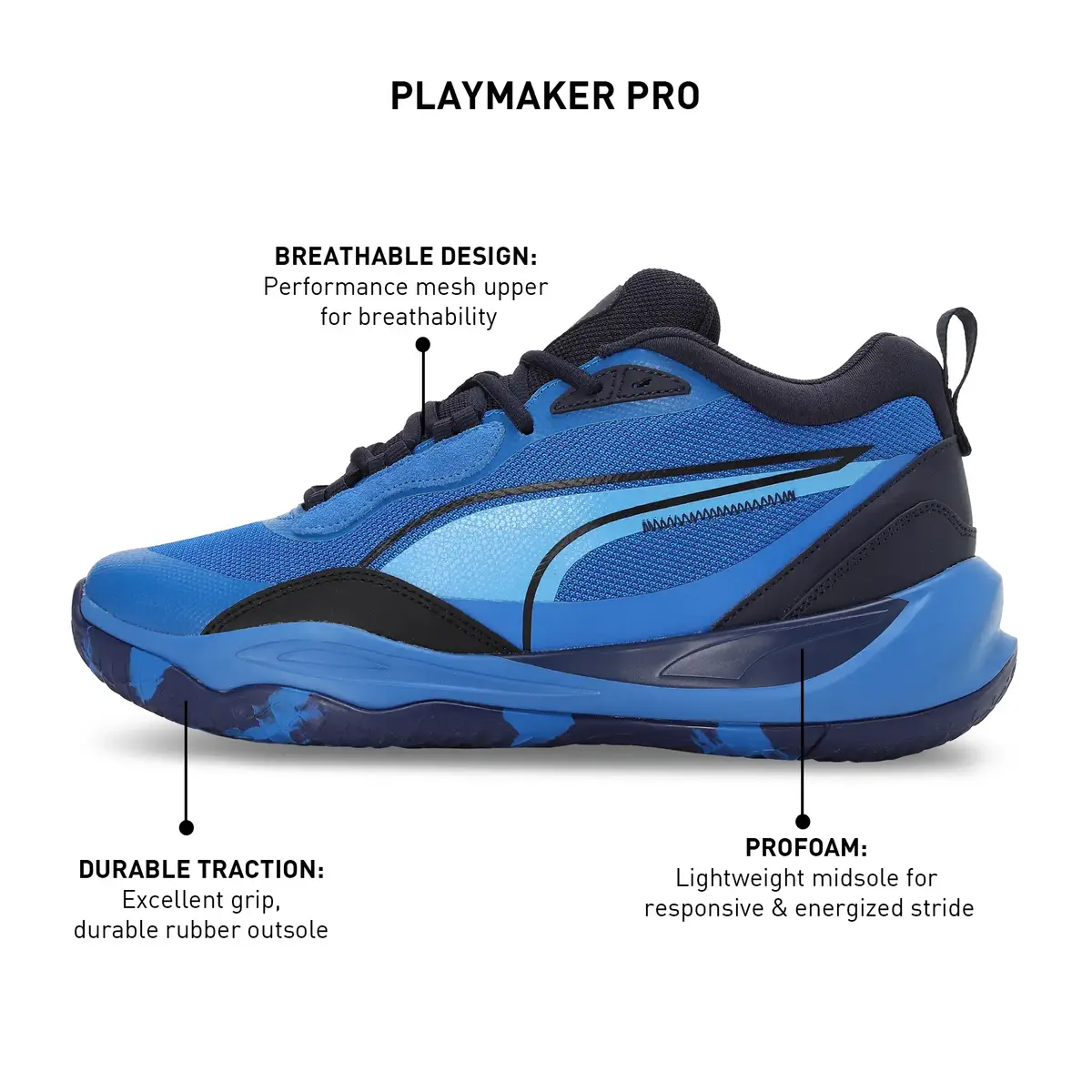 Puma Playmaker Pro Mavi Erkek Spor Ayakkabı