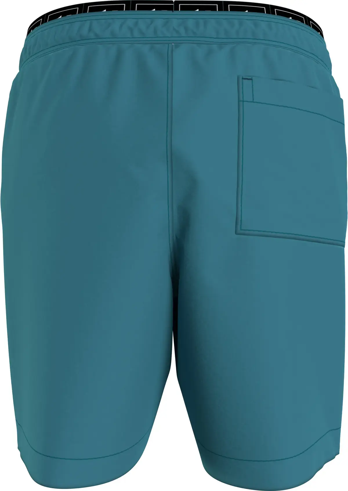Calvin Klein MEDIUM DOUBLE WAISTB Erkek Yeşil Deniz Şortu