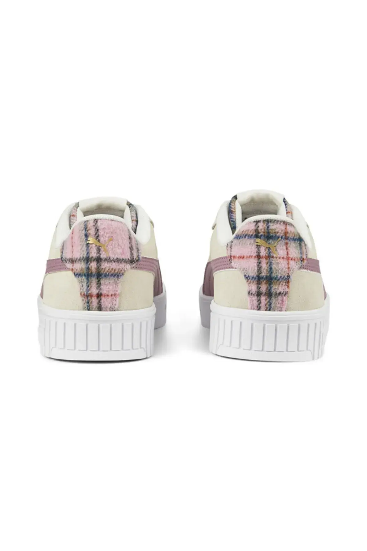 Puma Carina 2.0 Tartan Kırık Beyaz Kadın Günlük Spor Ayakkabı
