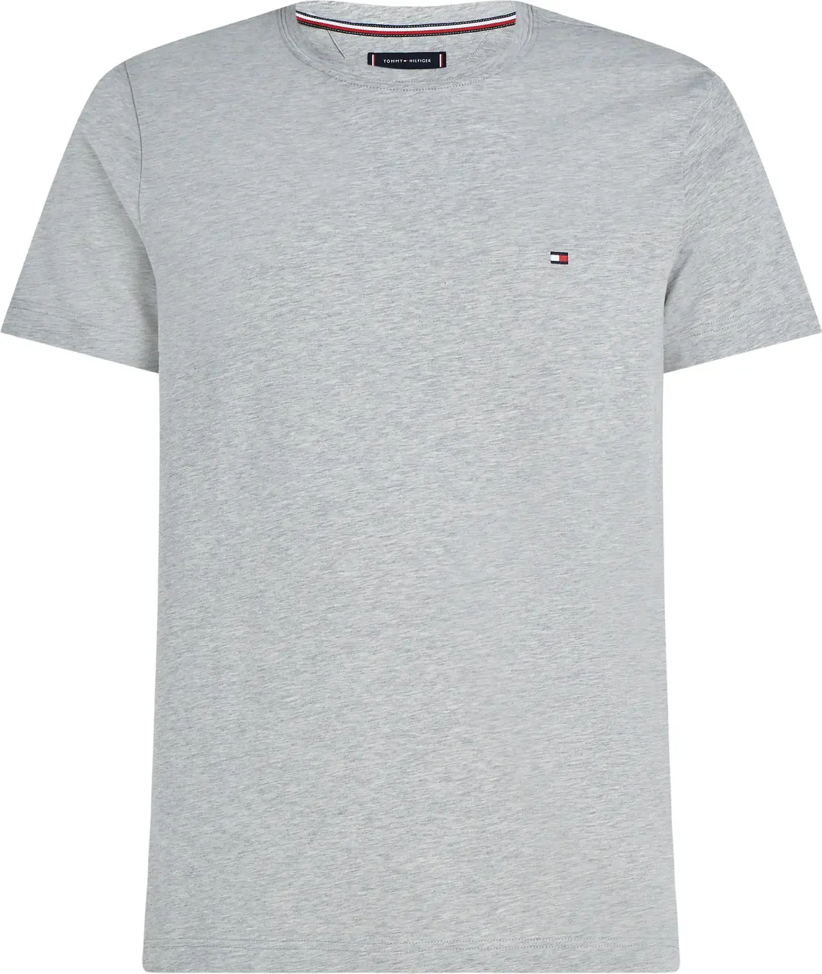 Tommy Hilfiger CORE STRETCH SLIM C- Erkek Gri T-Shirt