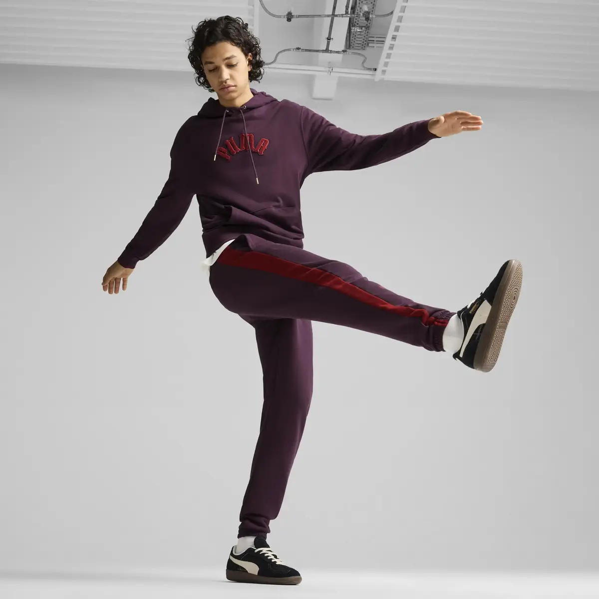 Puma T7 PLAY.PARIS. Sweatpants Mor Erkek Eşofman Altı