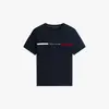 Tommy Hilfiger HILFIGER CHEST INSER, DW5 Siyah Erkek T-Shirt & Polo