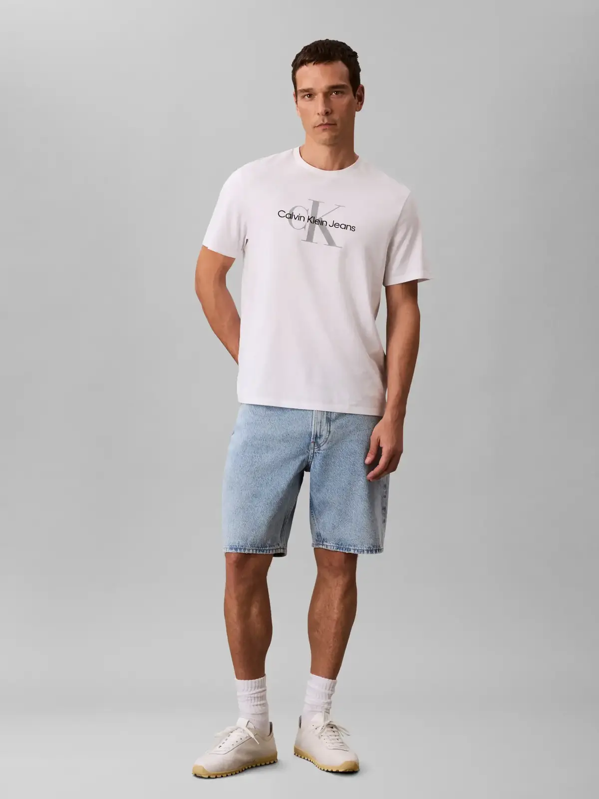 Calvin Klein CK LT INDIGO STANDARD 9IN SHORT Mavi Erkek Şort