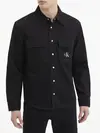 Calvin Klein RELAXED UTILITY SHIR Erkek Siyah Gömlek