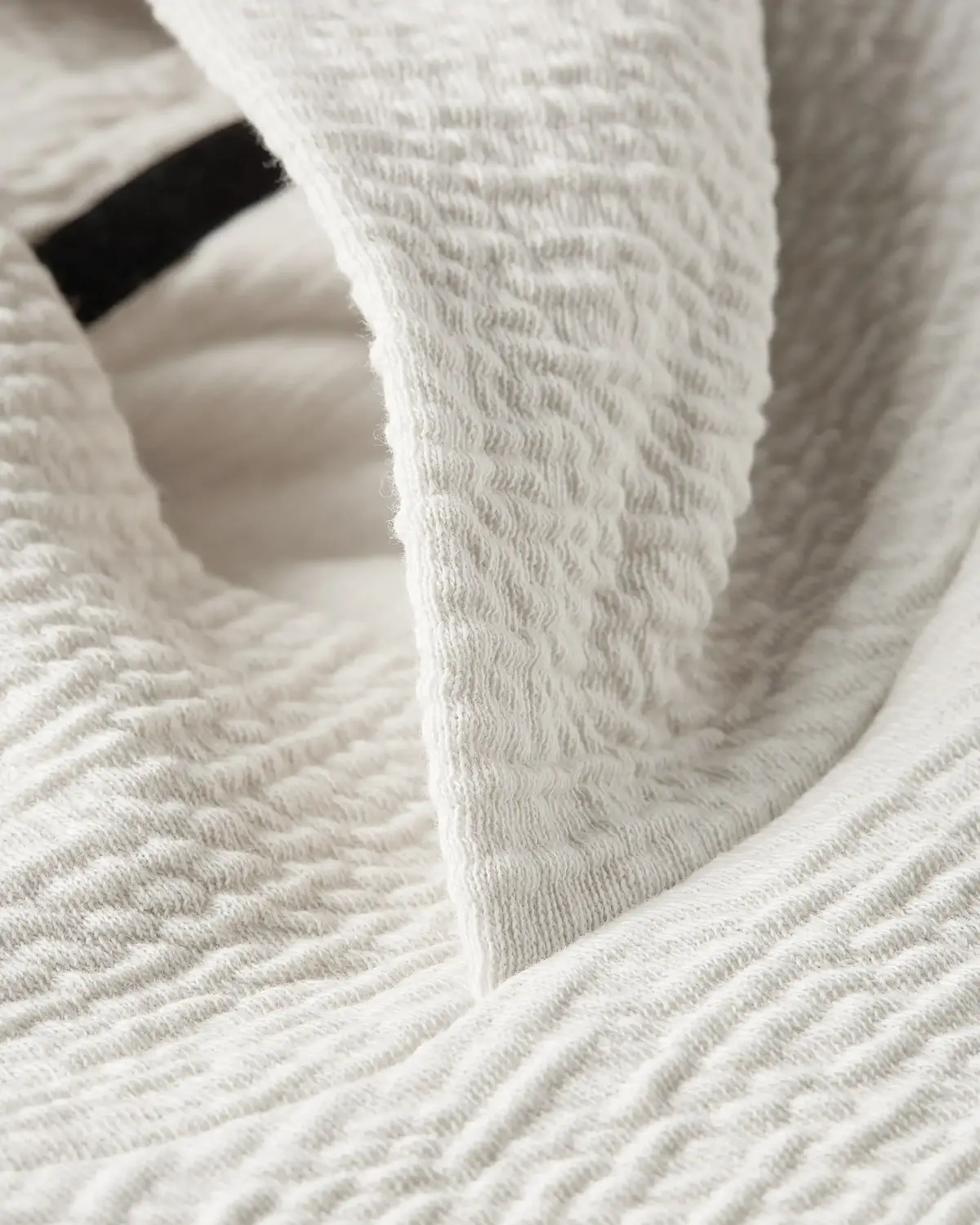 Calvin Klein SOFT STRUCTURED HOOD Erkek Krem Hoodie