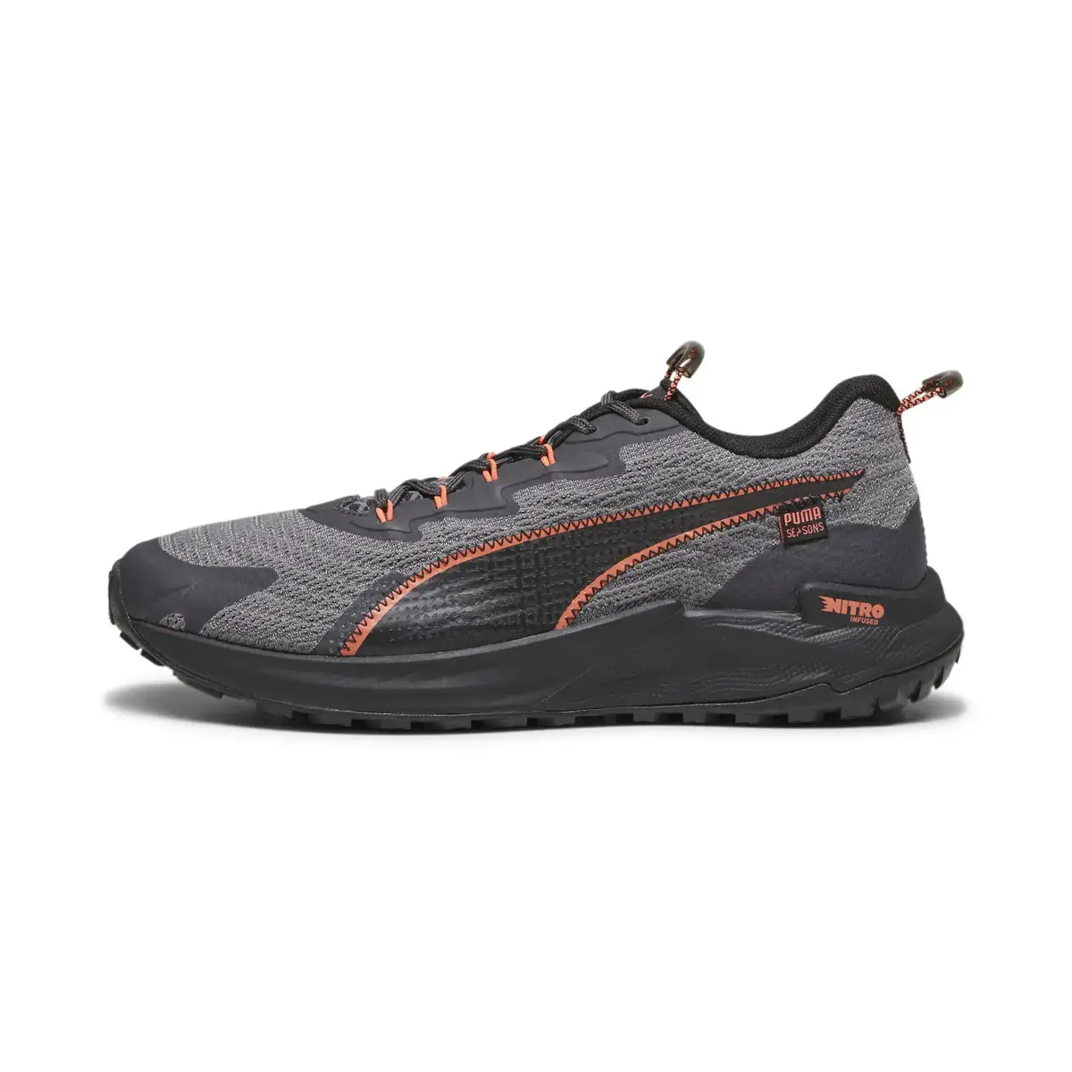 Puma Fast-Trac Nitro 2 Erkek Gri Koşu Ayakkabısı