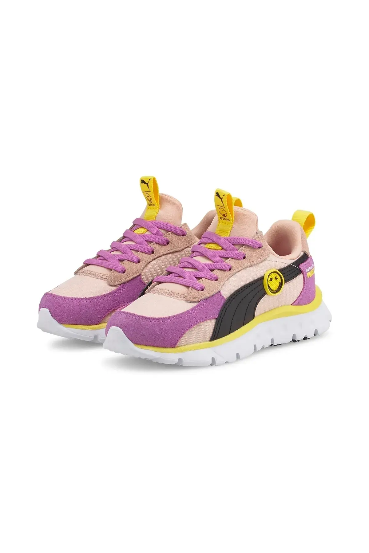 Puma Wr Flex Slip On Smıleyworld Ps Rose Quartz Çocuk Çocuk Günlük Spor Ayakkabı
