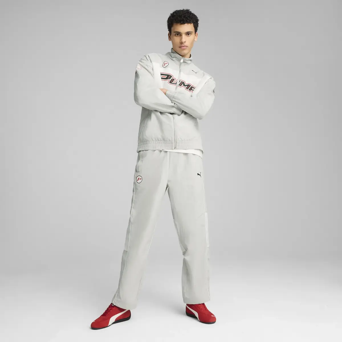 PUMA SDS Relaxed Track Jacket Gri Erkek Ceket