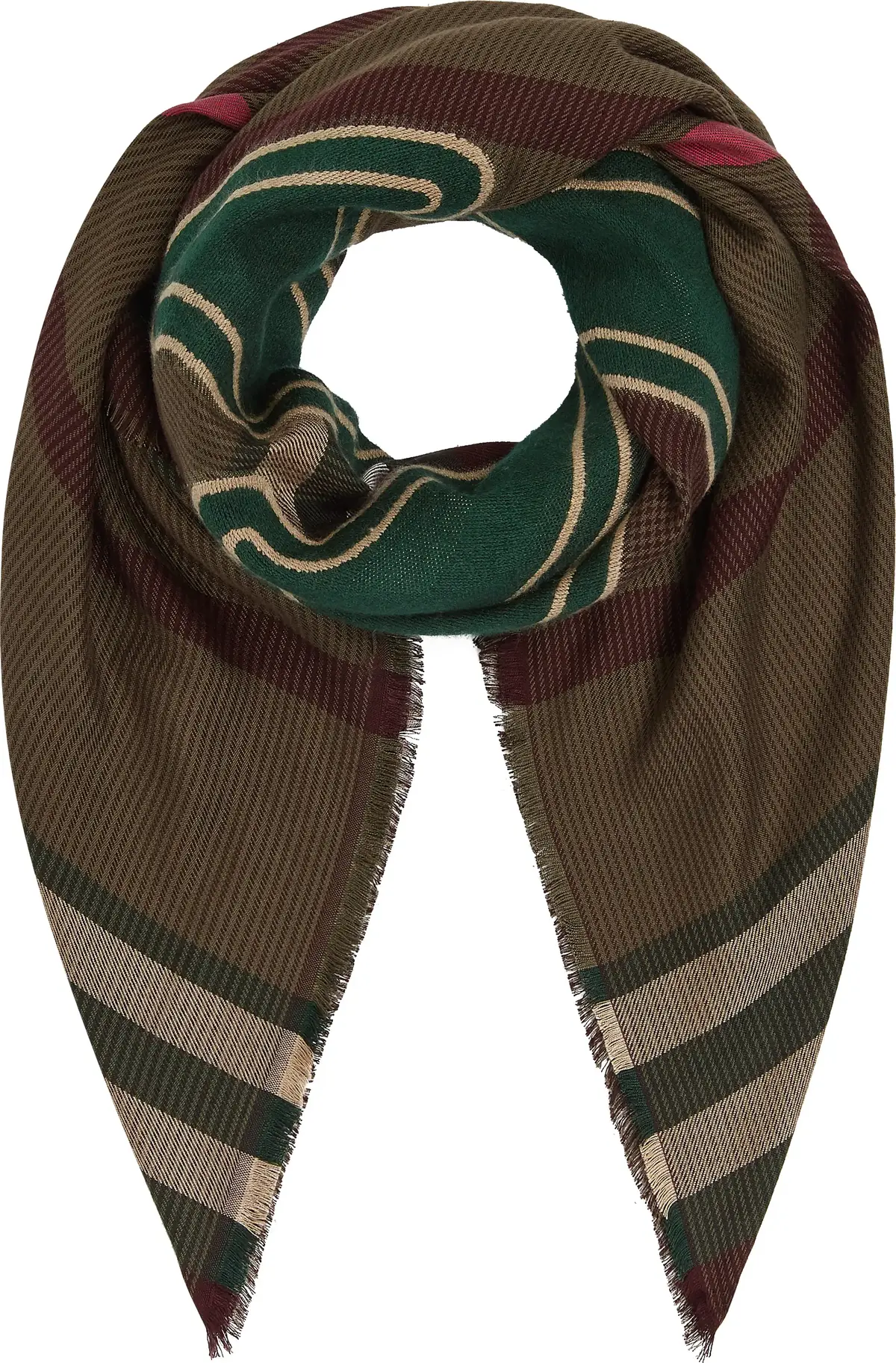 Tommy Hilfiger FEMININE PREP BLANKE Kadın Yeşil Atkı