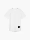 Calvin Klein BADGE TURN UP SLEEVE Erkek Beyaz T-Shirt