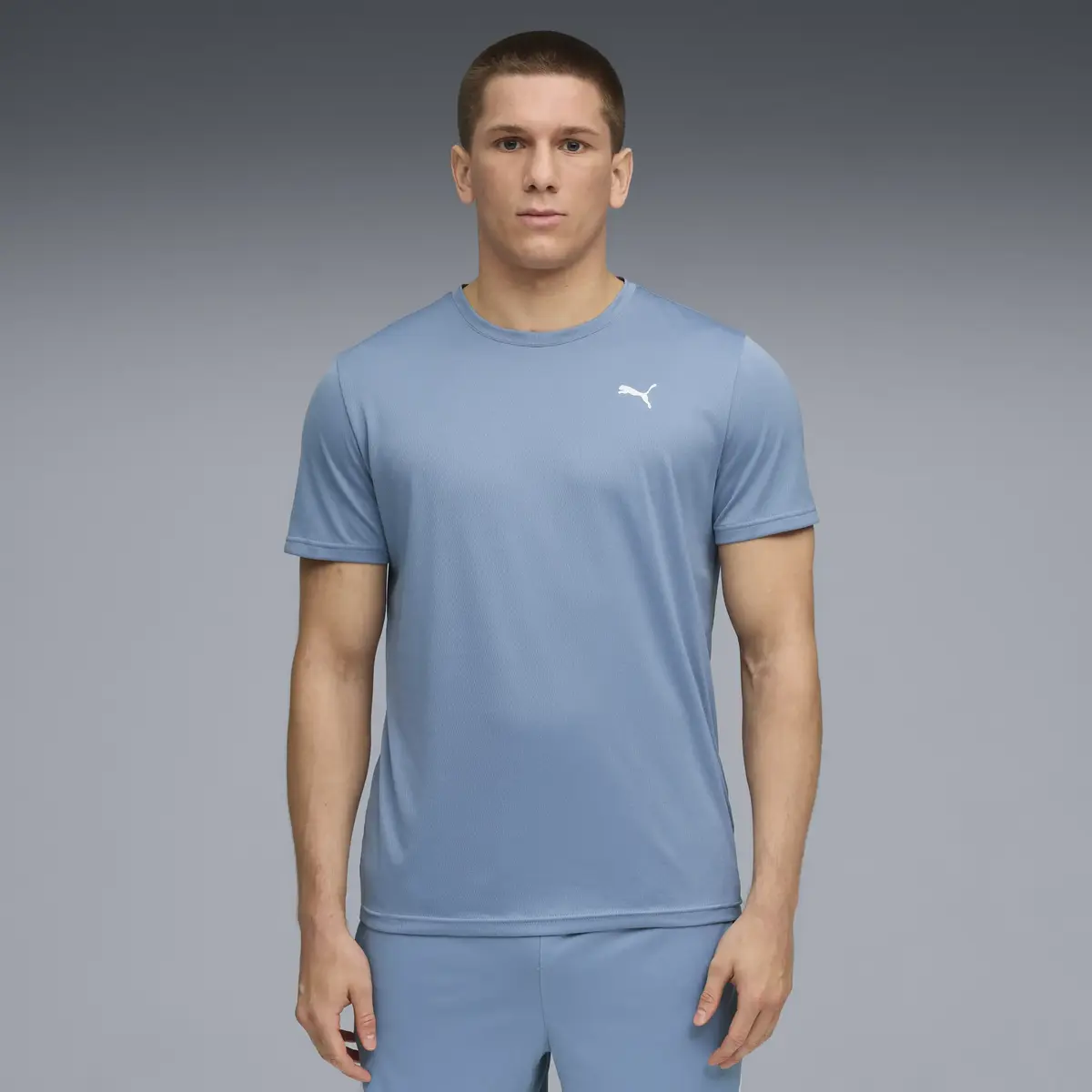 Puma M TAD Ess Poly Texture Tee Erkek T-Shirt & Polo