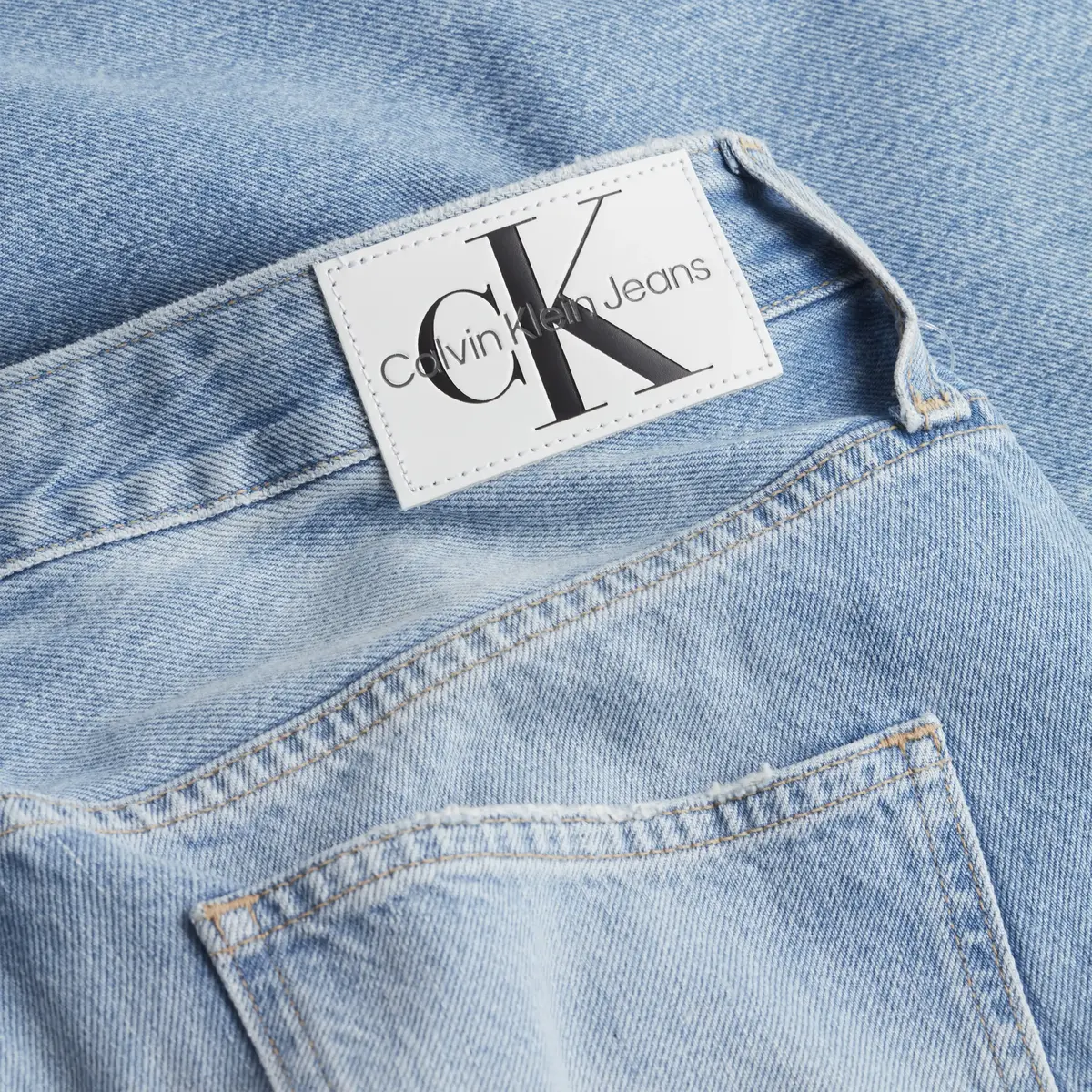 Calvin Klein 90S STRAIGHT Kadın Mavi Kot Pantolon