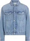 Calvin Klein RELAXED DENIM JACKET, 1A4 Mavi Erkek Kot Ceket