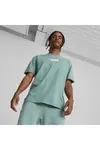 Puma Downtown Logo Tee Mavi Erkek Tişört