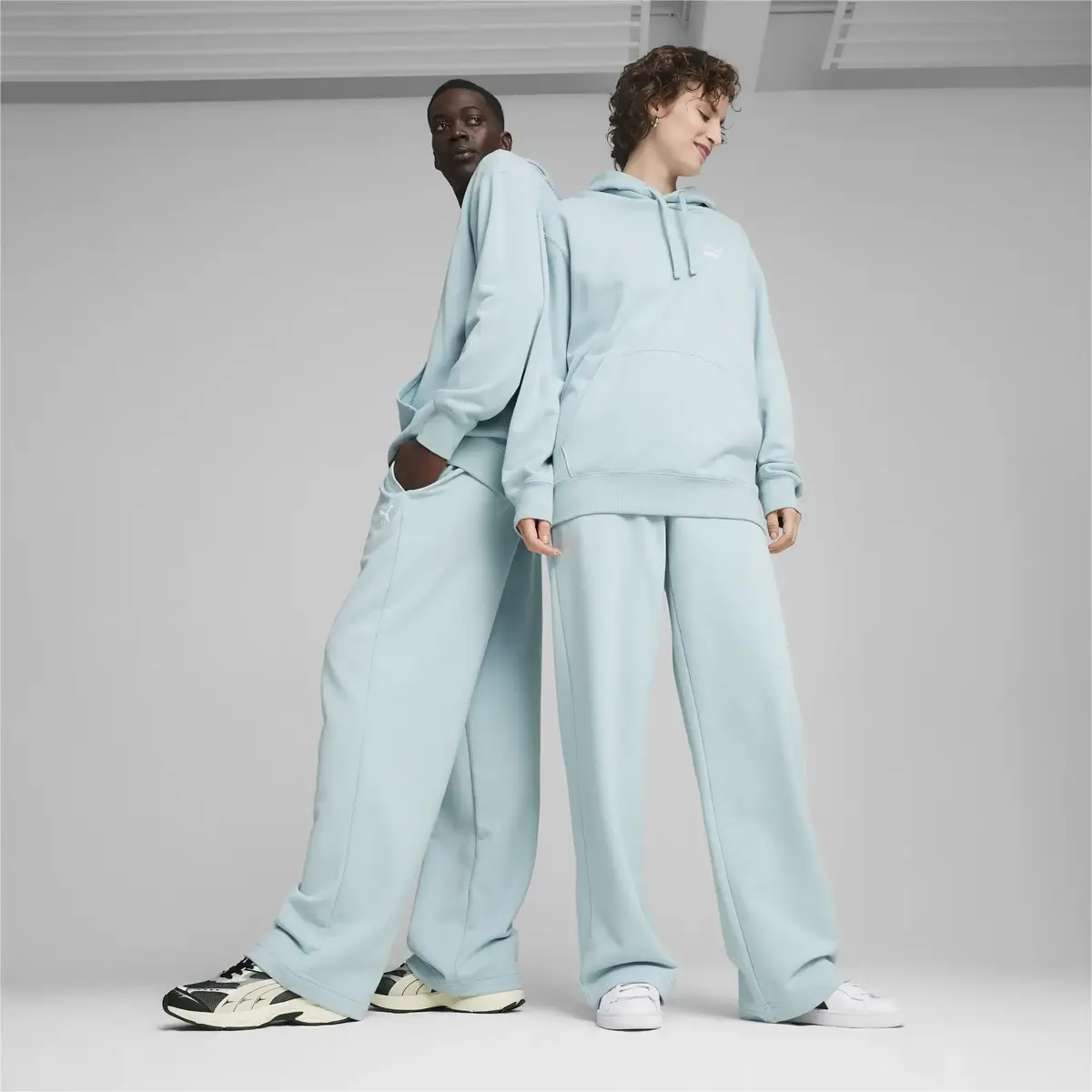 Puma BETTER CLASSICS Relaxed Hoodie TR Açık Mavi Erkek Sweatshirt
