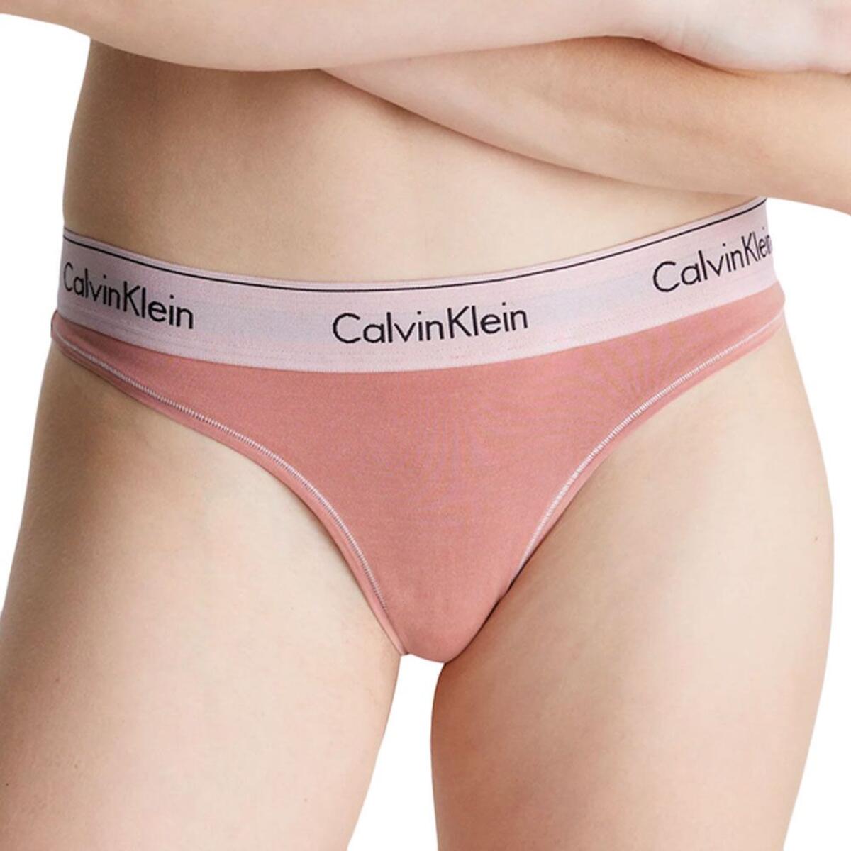 Calvin Klein THONG Kadın Pembe Tanga