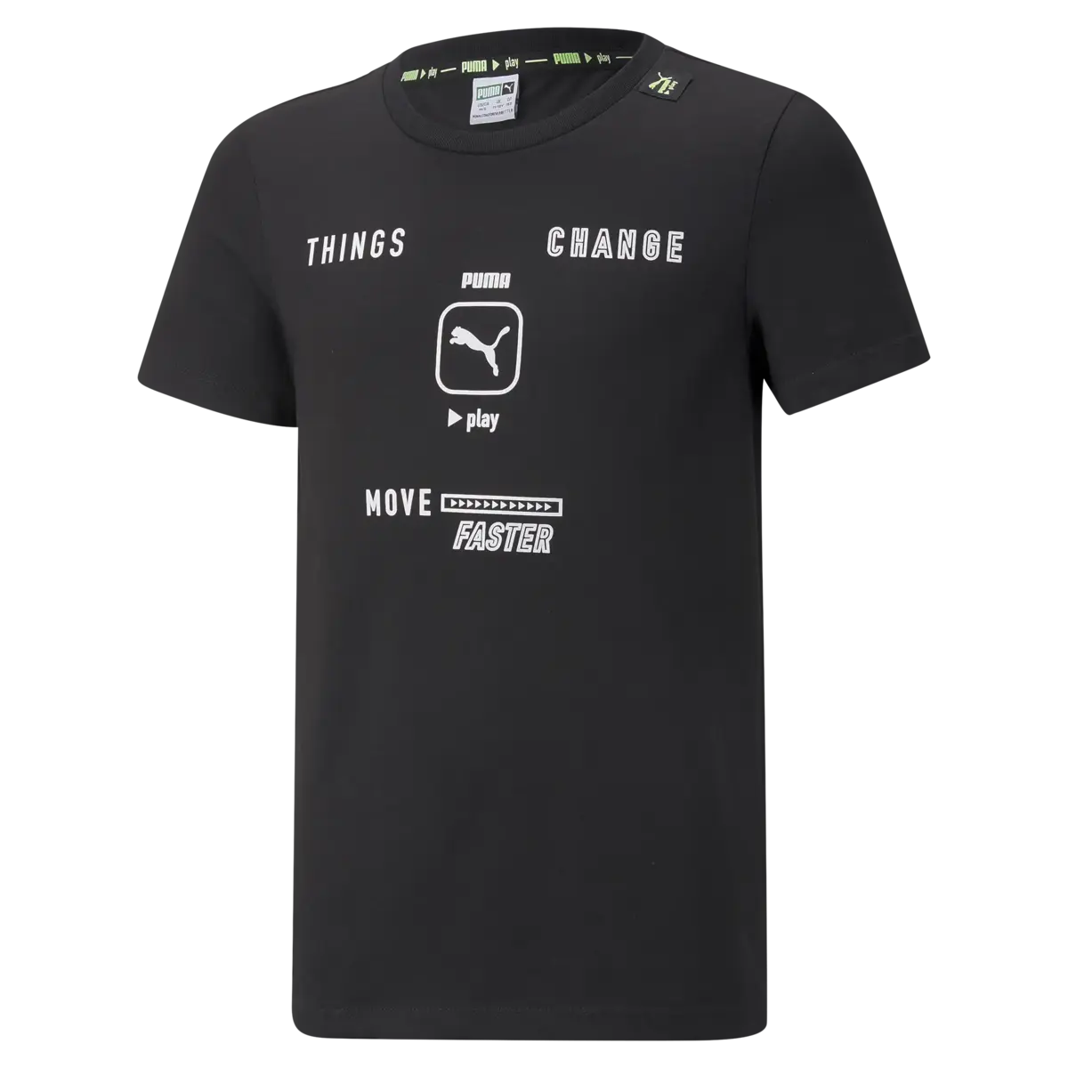 Puma PLAY UV Graphic Tee Siyah Erkek Çocuk T-Shirt