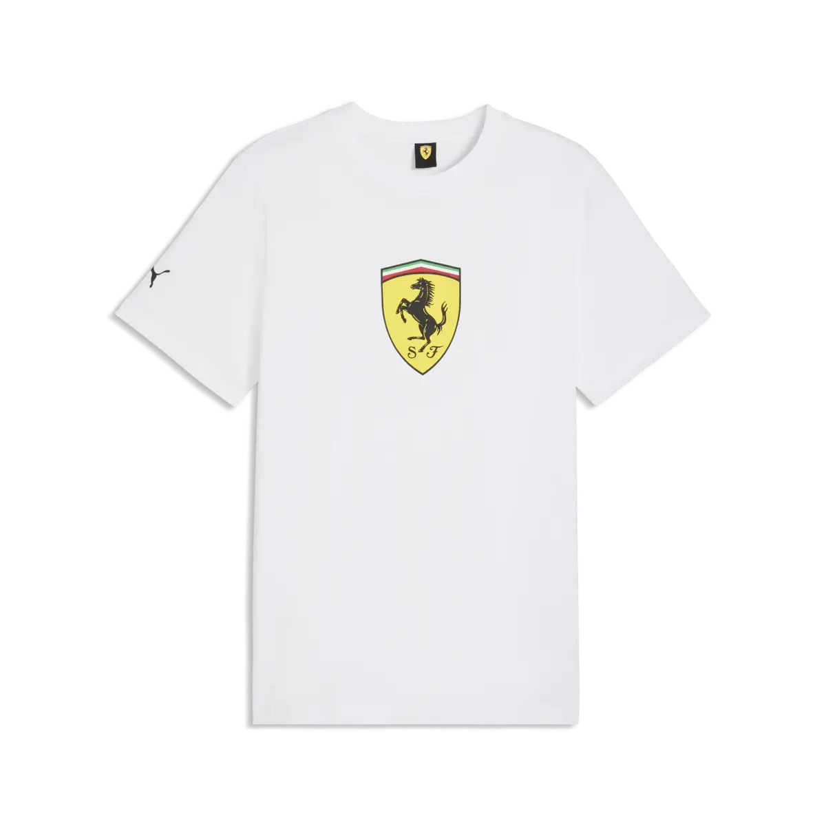 Puma Ferrari Colored Shield Tee Beyaz Erkek T-Shirt