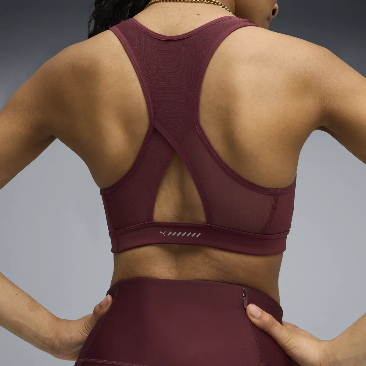 Puma 4KEEPS RUN BRA Bordo Bra