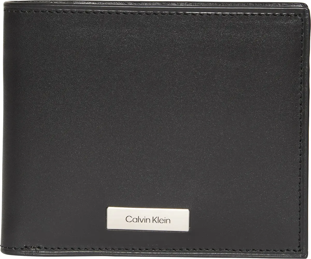 Calvin Klein PLAQUE EW BILLFOLD Erkek Siyah Cüzdan