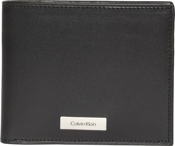 Calvin Klein PLAQUE EW BILLFOLD Erkek Siyah Cüzdan