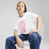 Puma Graphics Short Length Tee II Beyaz Kadın T-Shirt & Polo