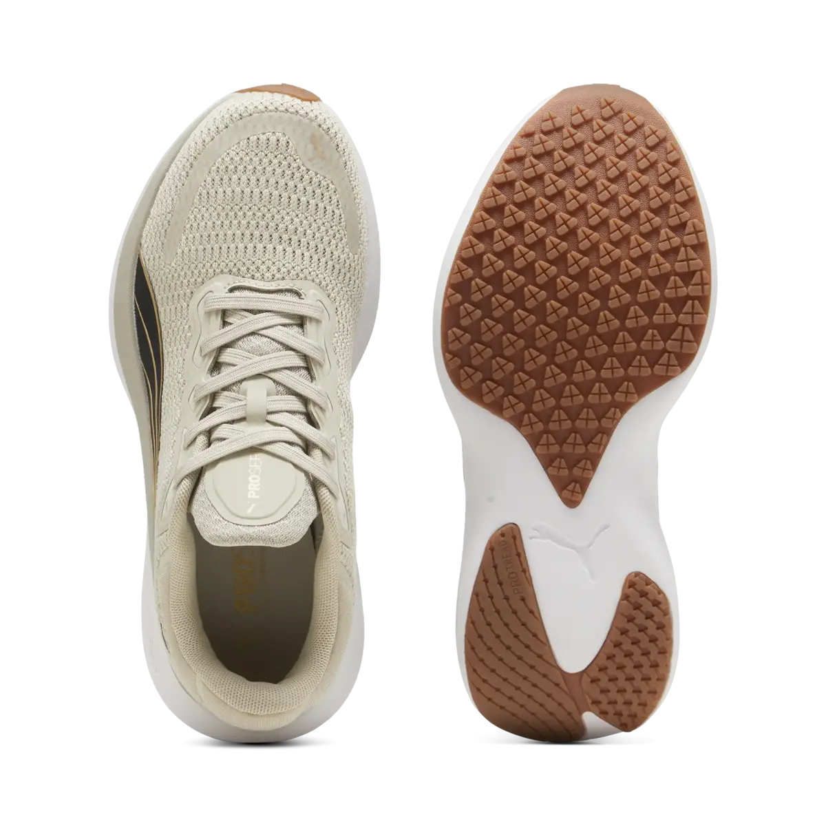 Puma Scend Pro Bej Unisex Yürüyüş ve Koşu Ayakkabısı